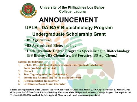 da barr uplb scholarship available slots